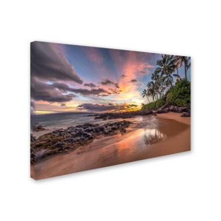 Trademark Fine Art Pierre Leclerc 'Hawaiian Sunset Wonder' Canvas Art, 12x19 PL0216-C1219GG